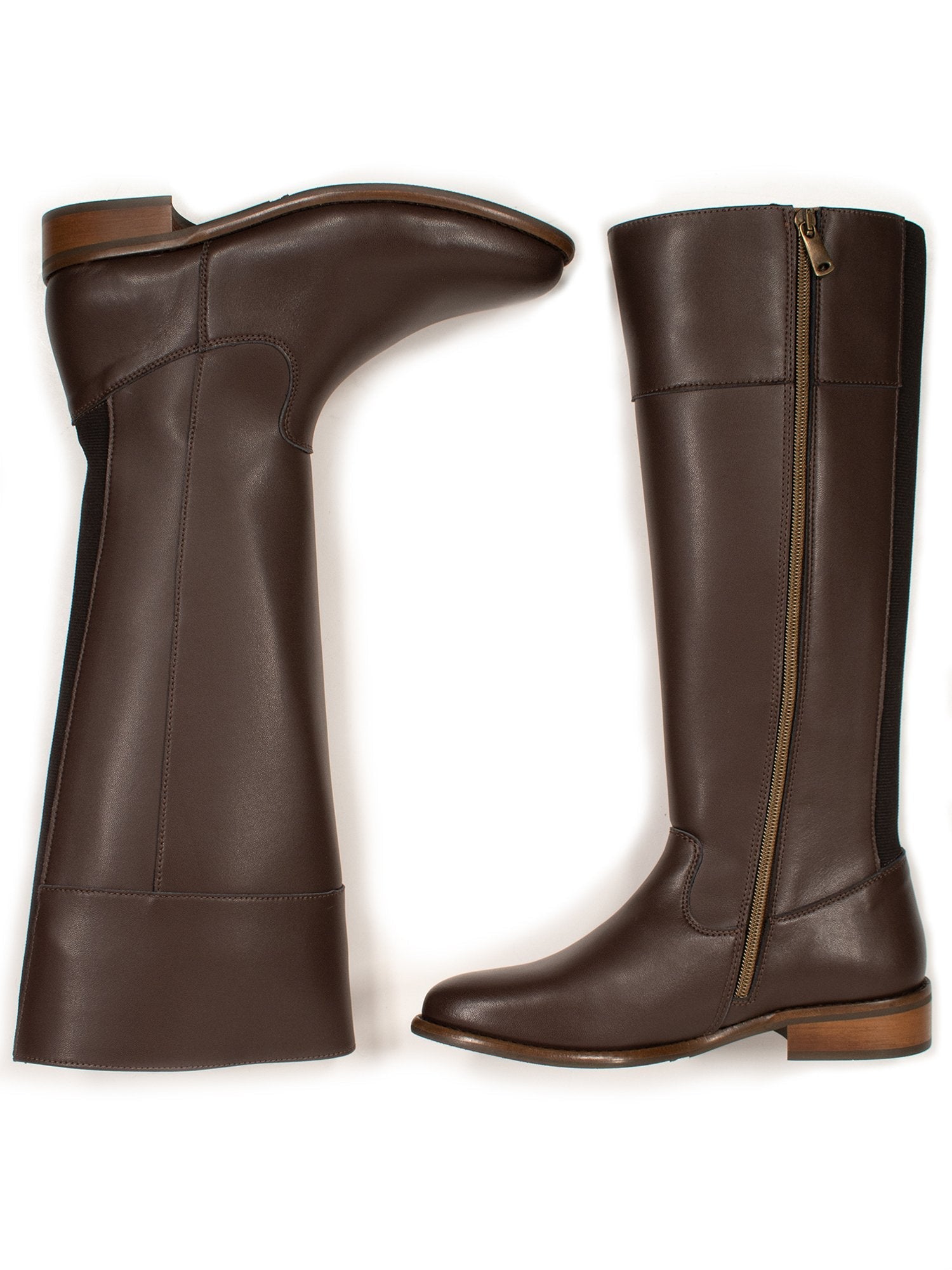 Vegan black knee high boots discount