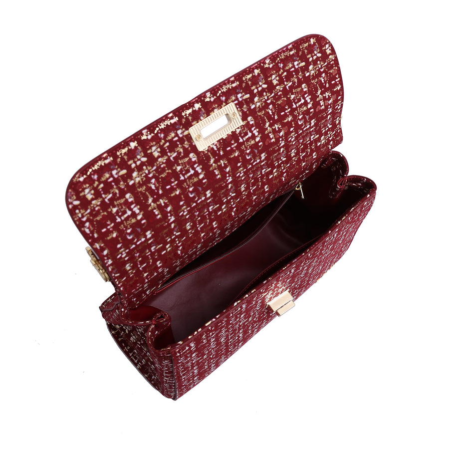 Lady Bag 3 - Printed Royal Red