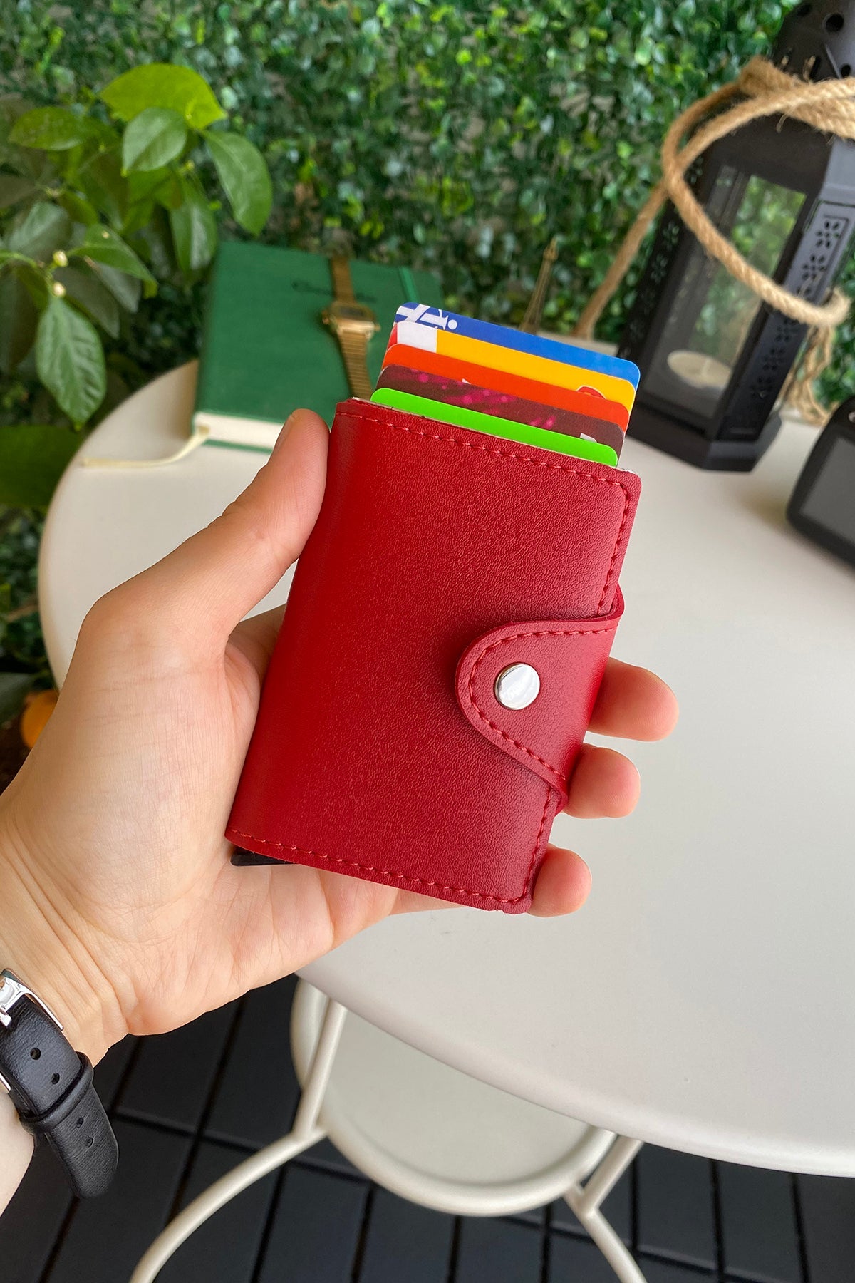 Konk - Vegan Leather RFID Protection Pop-op Cardholder