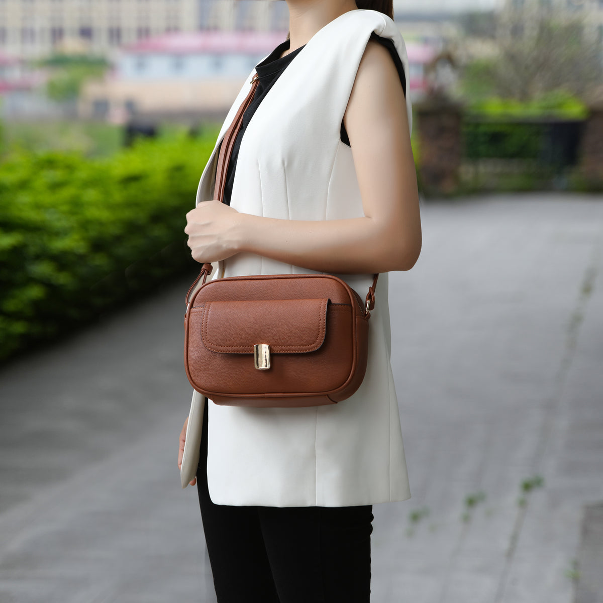 Michaela Vegan Leather Women Shoulder Bag