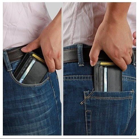 No Show Slim Wallet - RFID Safe