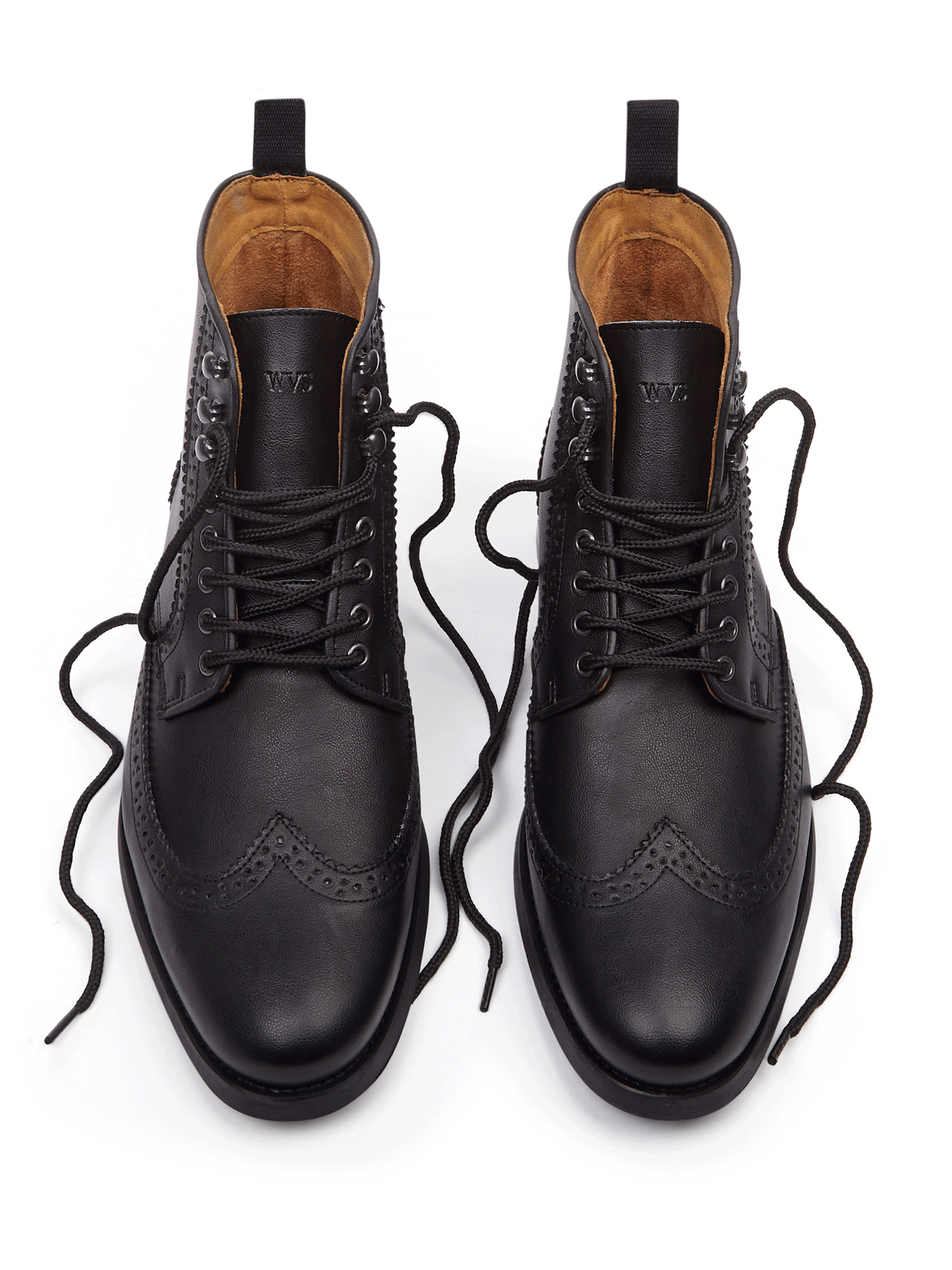 Vegan clearance brogue boots