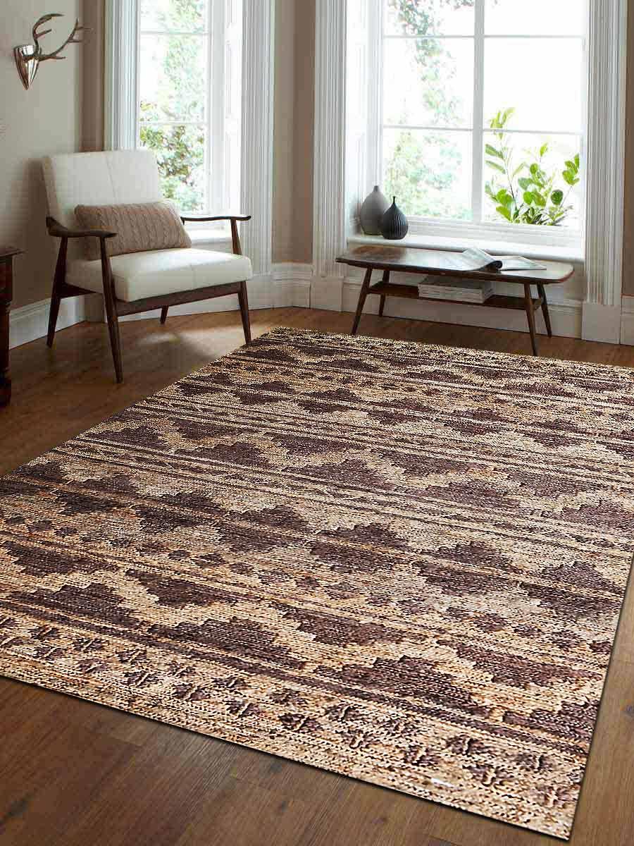 8 x 10 ft. Hand Knotted Sumak Jute Eco-Friendly Oriental Area Rug