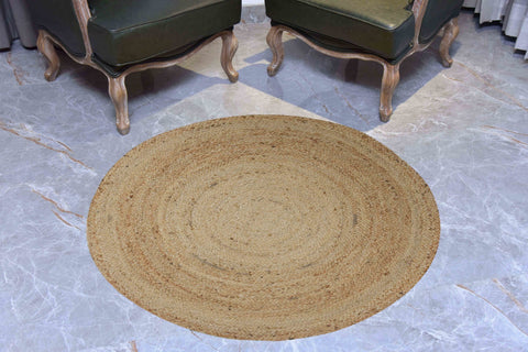 Natural Jute Braided Carpet