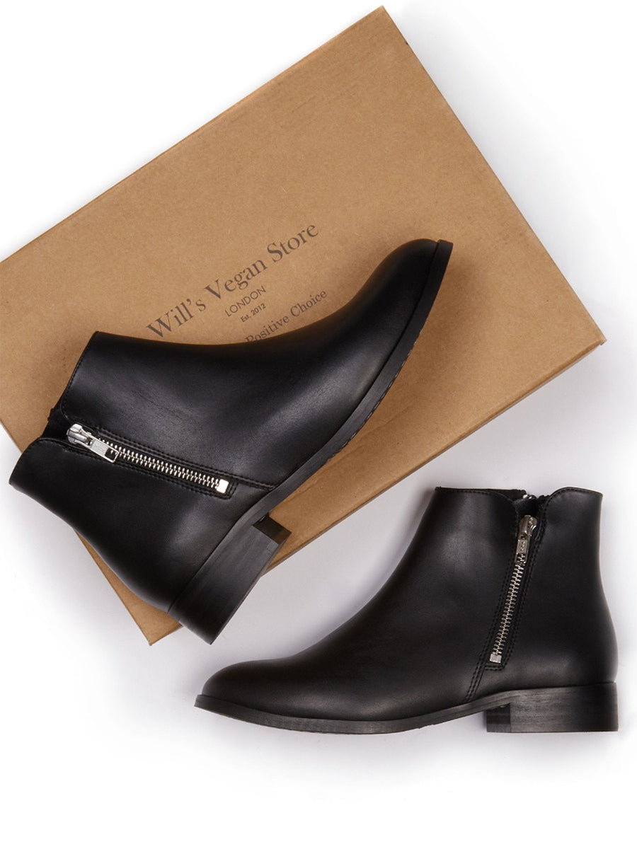 Vegan Women's Low Ankle Booties | Will's Vegan Store