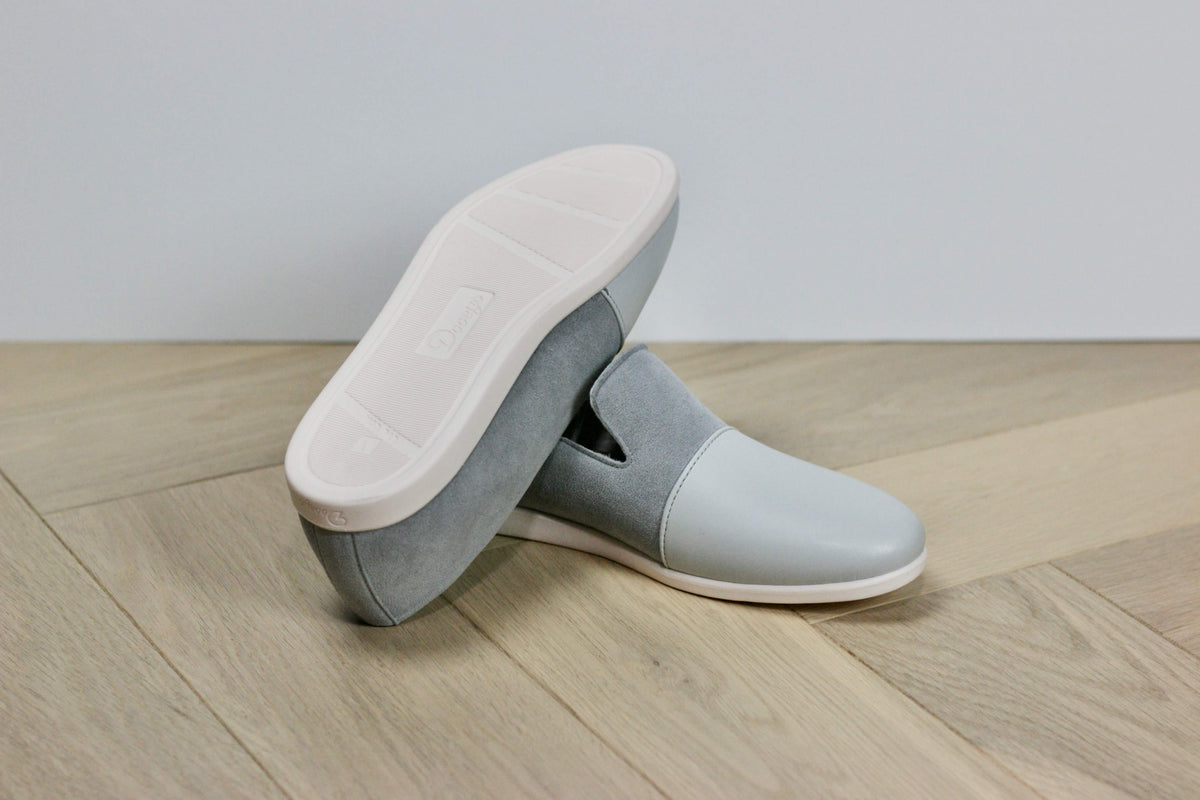 Blue / Grey Loafers - Dooeys - Vegan House Shoes