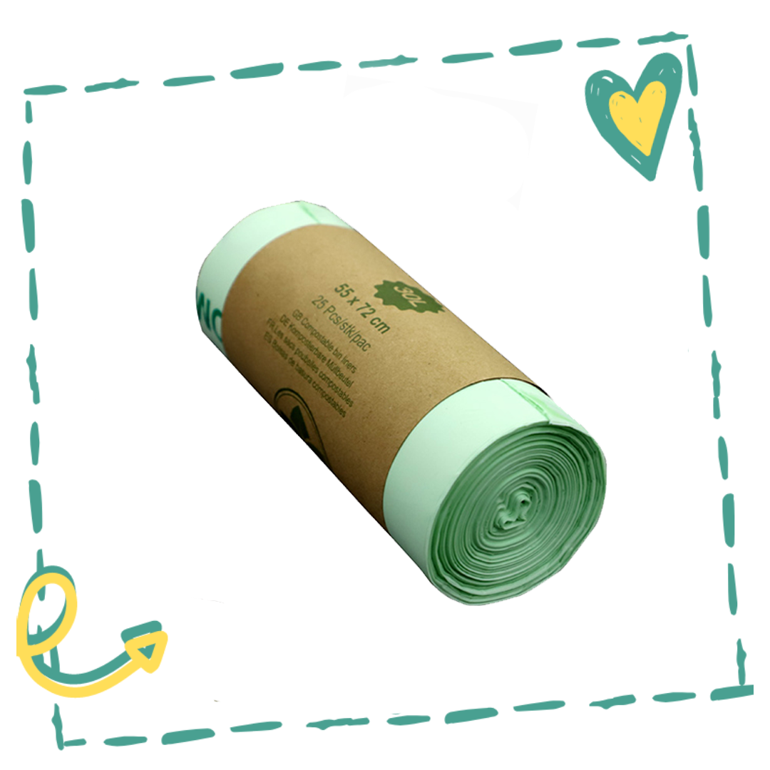 Compostable Cornstarch Waste Garbage Bags – The Vegan Life