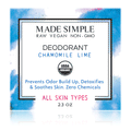 Certified Organic Chamomile Lime Deodorant