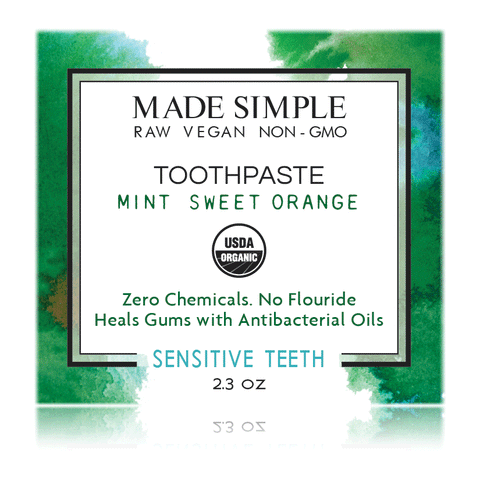 Certified Organic Mint Sweet Orange Toothpaste
