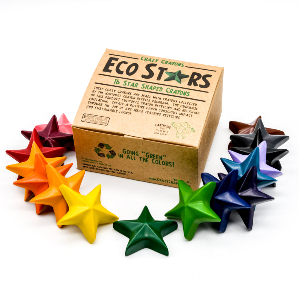 Eco Stars Crayon - Box of 16