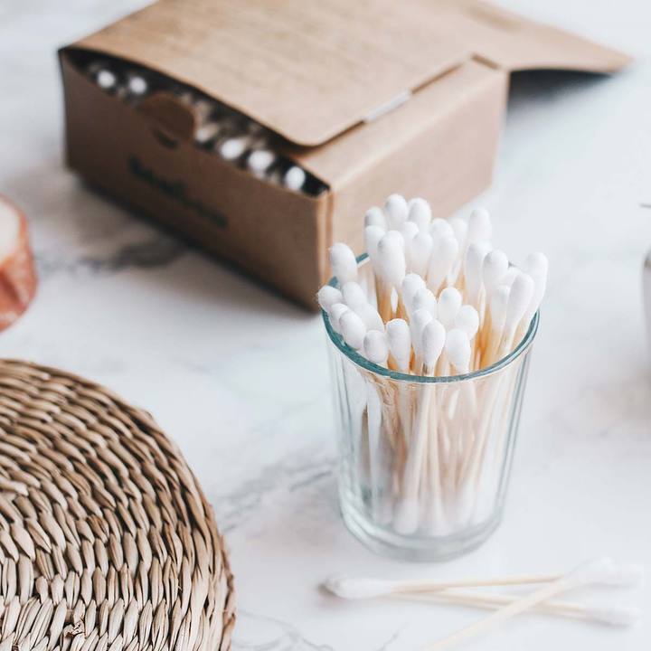 Bamboo Cotton Swabs - Pack of 200